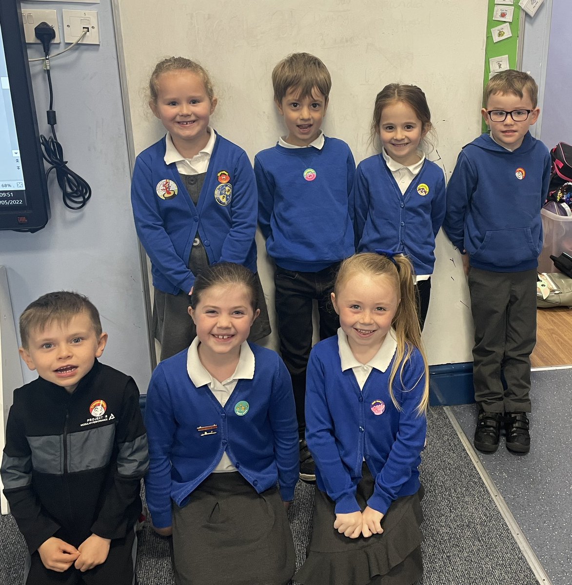 penrhiwceibr's tweet photo. Super star spellers this week. 🌟🌟🌟 Da iawn pawb 😃 https://t.co/Q2KrxcFn5T