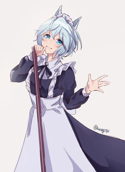 遅刻ですがメイドの日だったので…
サボりメイドセイちゃん描きました
#ウマ娘 