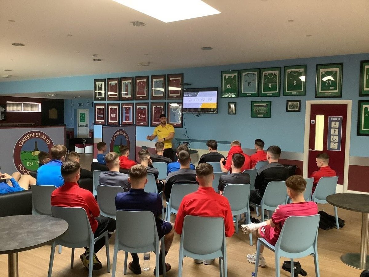 U18 Trials Clubhouse discussion