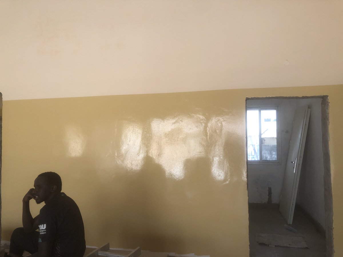 ConceptsCanvas's tweet photo. N how it’s going now…at Kuntair health center painting going on courtesy of @ConceptsCanvas #gambianpainter #gambianartist #makeithere #tekkifi https://t.co/NdpaJ46c4q