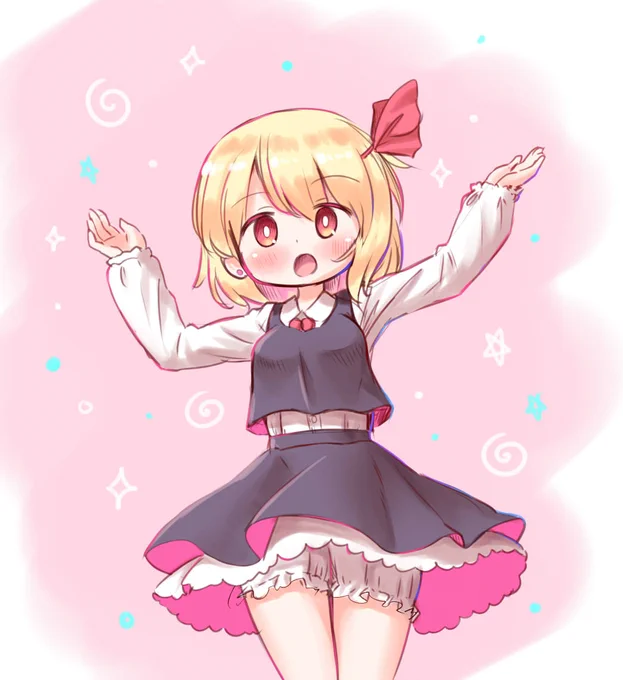 #同じ人が描いたとは思えない絵を貼る
ルーミアちゃん … 