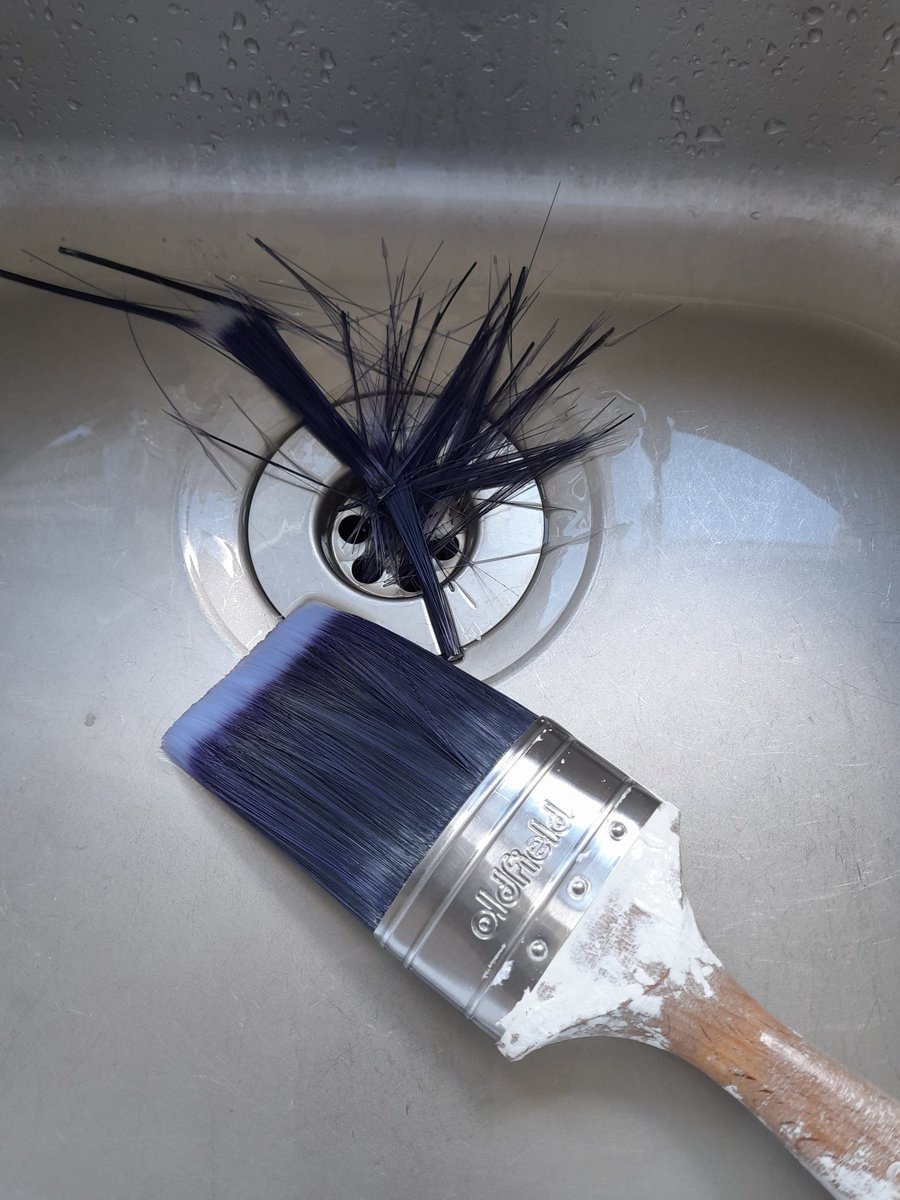 Is this normal for #oldfields brushes or just a one off 🤔