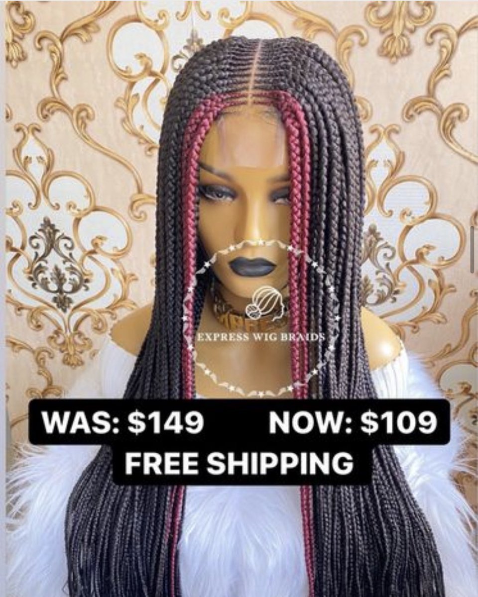 expresswigbraid's tweet image. Big Sale! 
expresswigbraids.com 🛒 
.
#cornrowponytail #cornrowwigs #ponytailwig #braidedwig #braidwigs #braidwig #cornrowbraids #braidedwigusa #braidedwigsuk #braidedlacewig #braidwigusa #braidedwigsinusa #usabraidedwigs #gluelesswig #gluelessbraidwig #lacefrontbraids
