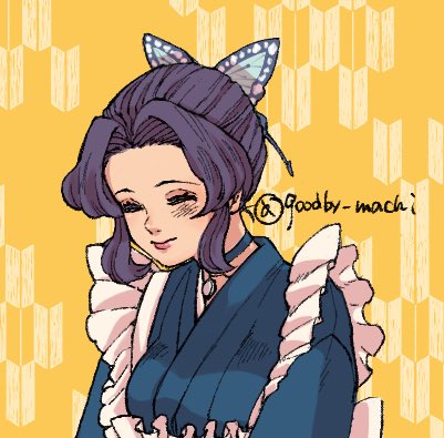 「kochou shinobu butterfly hair ornament」Fan Art(Latest)