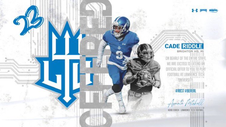 riddle_cade's tweet photo. #gobluegowhite @LTU_FB https://t.co/HpKPx99uuT