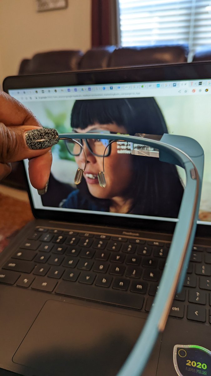 lmichellexyz's tweet photo. Understand and be understood...
Watching the last part of #GoogleIO I had to pull out my original Google Glasses and imagine the possibilities that await us...now!!! #GoogleIO #ImInspired #FutureAR #BeMorePresent https://t.co/dZVdfHPyKh
