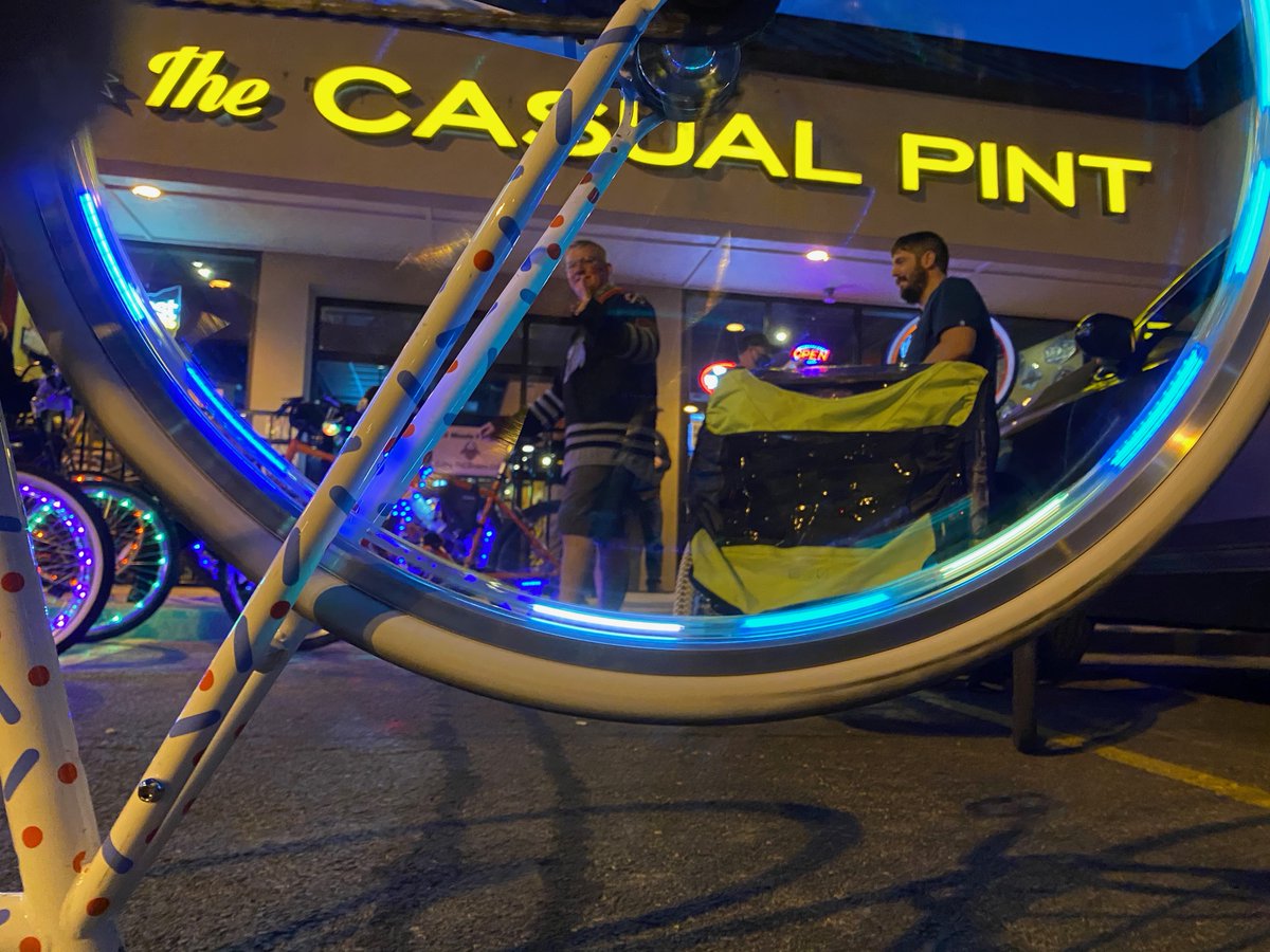 Brightz_Ltd's tweet photo. Wednesday #PedalsAndPints season begins with @PatronSaintsBrw ! We are rolling from Patron Saints to @TheCasualPint at 7pm! https://t.co/aaKnXmk7yZ