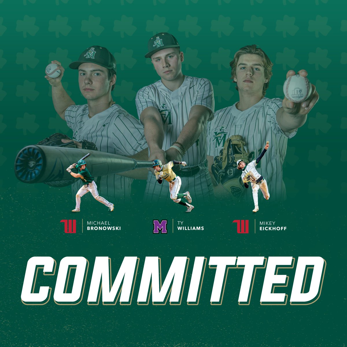 Congratulations to our three seniors, who made their commitment to continue their academic and baseball careers at the college level. We are so proud of their work ethic in the classroom, their commitment to others and their dedication to the game of baseball. #Ubuntu