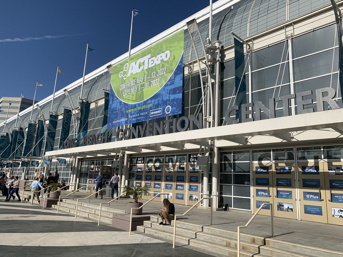 SCE_TE's tweet photo. It's Day 3 of #ACTExpo2022 in Long Beach! Stop by @SCE's booth #1219 to learn more about our fleet electrification programs! #Actexpo2022 #ChargeReady https://t.co/Oaqqb1wDYh