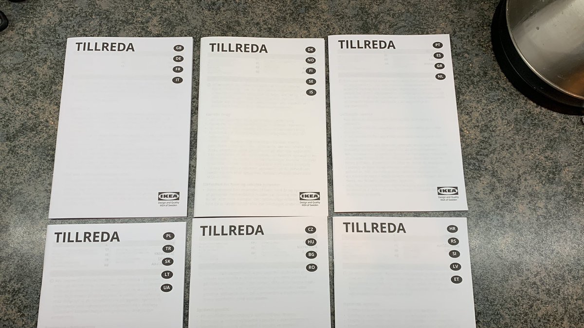 dartlink's tweet image. Hej @IKEANederland ik vind het goed dat er een handleiding bij een product zit. Maar in kader van duurzaamheid, misschien niet elke taal bijvoegen... Scheelt aardig wat papier denk ik zo...