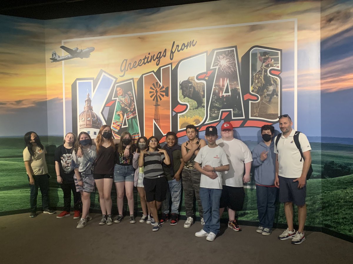 Great time today in Topeka with this crew and <a href="/MrGrogan_TMS/">Mr. Grogan</a>. #TMSComeTogether <a href="/kansashistory/">Kansas Historical Society</a>