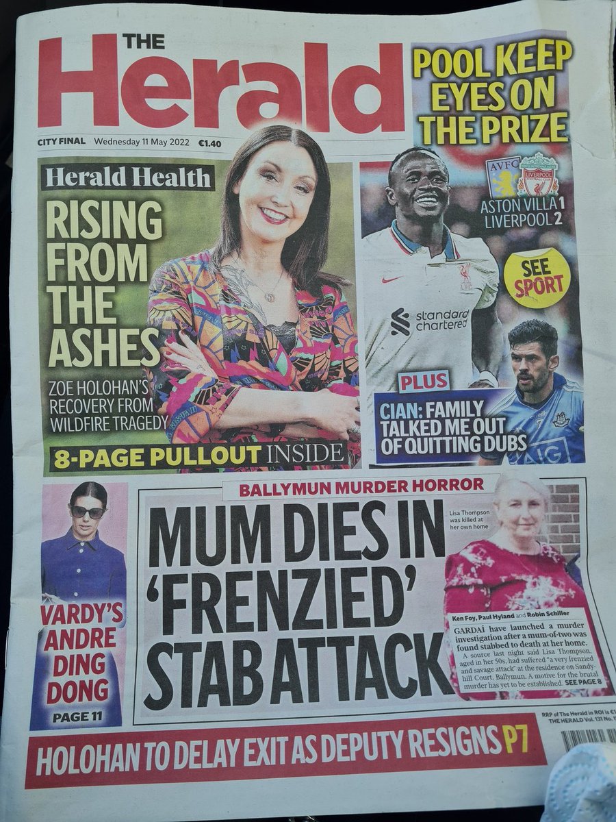 HolohanZoe's tweet photo. Getting a sense of deja vu? Only just discovered my new column is in today's @theherald I'm thrilled to be in another national newspaper but faithfully promise to change out of this dress for the next article #aneventfulweek #nextstepforward https://t.co/47oRe0wTyb