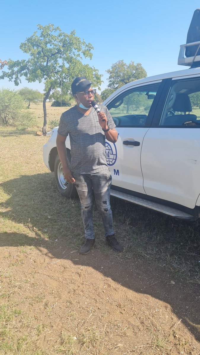 LloydMungoni's tweet photo. DAY 1. 11/05/22
Malibeng | Thoporo | Masera | Dambe
Risk Communication and Community Engagement (RCCE).    
#YourMessenger #HumanitarianWork #YourMC 
"Its More Than Broadcasting Live"
The Edutainer OnSet🎙 https://t.co/ayxLb1Blad