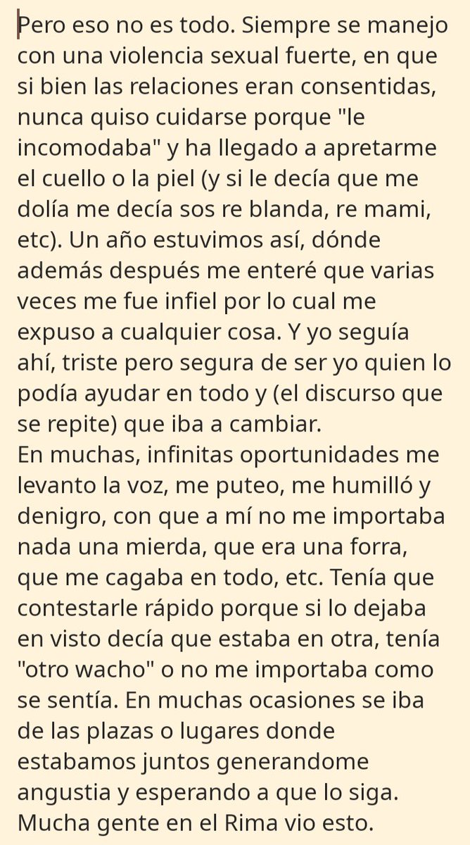 BrasitaFree's tweet photo. Me costó mucho pero ya está no quiero cargar más con esta historia de mierda oculta en mí. https://t.co/RdHeXbfAOP