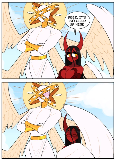 when your demon gf is cold... 