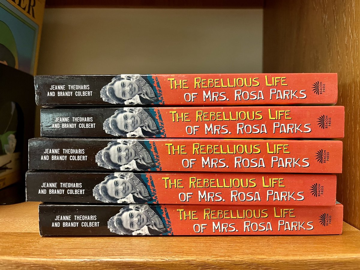 WestReads's tweet photo. Check out these new books that were sent to us courtesy of @ZinnEdProject. We look forward to sharing Rosa Parks’ story with our students. https://t.co/g39g6ap4YY