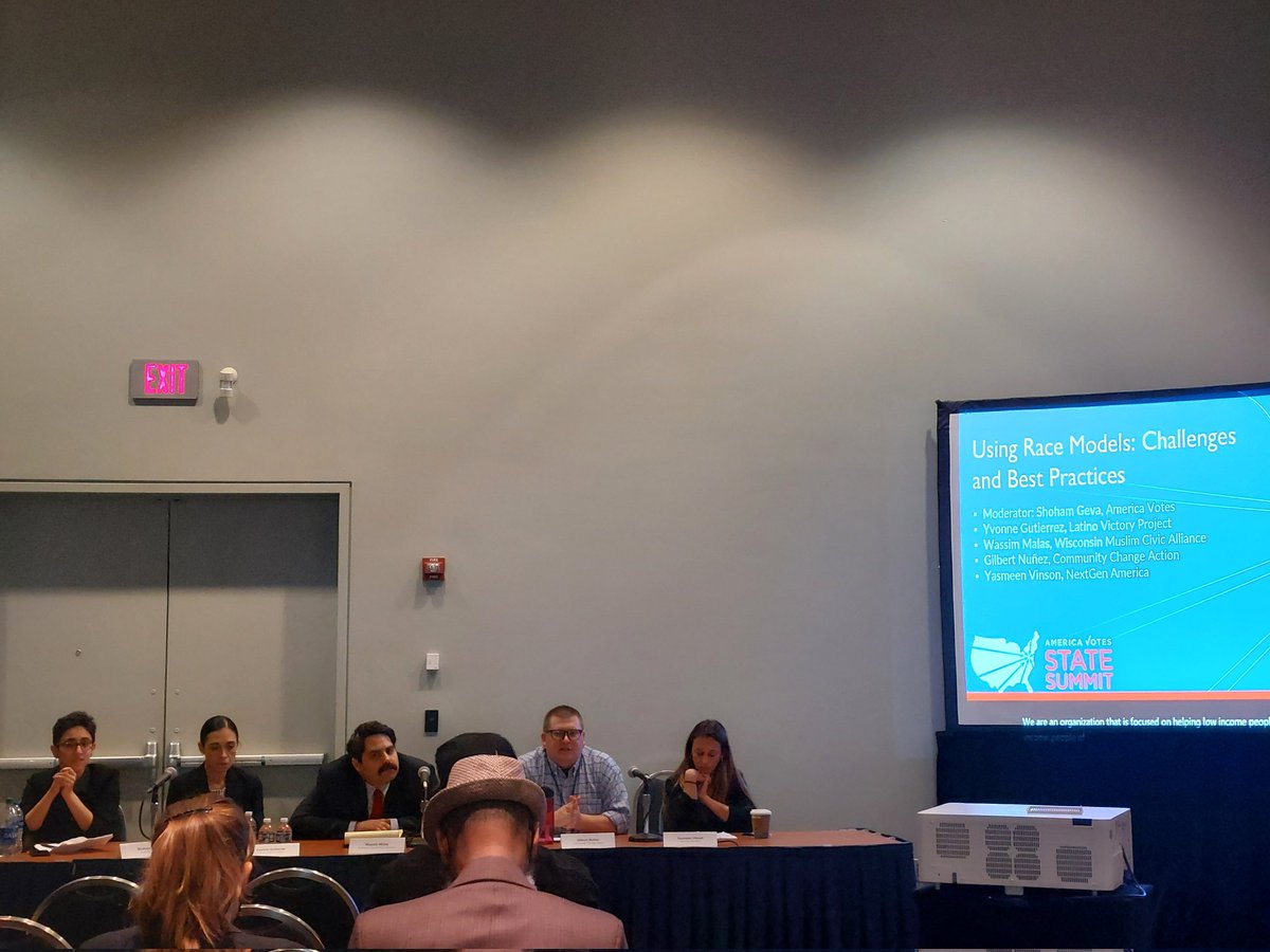 votegriffin's tweet photo. . @dr_gdnunez on a panel at #AVsummit22 talking about the importance of building trust with voters and relational organizing. W/ @CommChangeAct https://t.co/QiGQfrQLjQ
