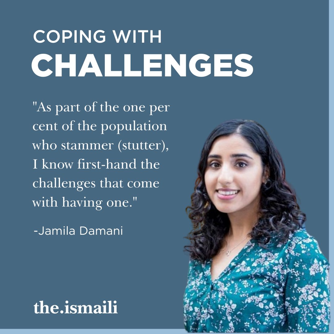 TheIsmaili's tweet image. Stammering or Stuttering is a neurological condition that affects one out of every 100 people worldwide. Read Jamila's story on how she has found her voice while coping with the challenge of stammering the.ismaili/global/news/fe… #Ismaili #CopingwithChallenges #OneJamat #OneHumanity
