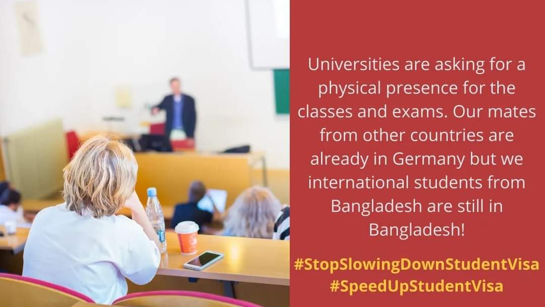 adhikary_eva's tweet photo. Please speed up German student visa for Bangladeshi students.

H.E.@GerAmbBD
@BDMOFA
@AKAbdulMomen
#SpeedUpStudentVisa
#StopSlowingDownStudentVisa https://t.co/TJPtYjSMCt
