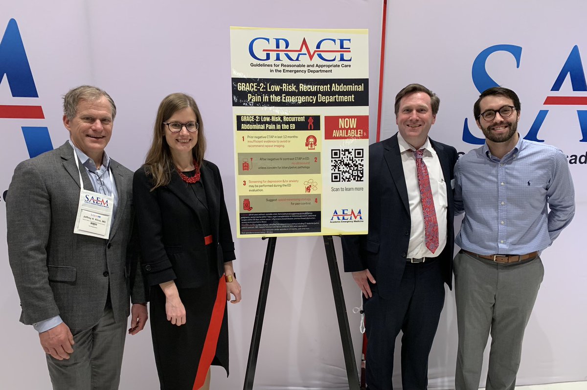 SAEMonline's tweet photo. The #GRACE2 team is excited to share their new guideline for low-risk recurrent abdominal pain in the May issue of @AcademicEmerMed! Available now: https://t.co/DfR0GniDNM @SAEMEBM @klinelab @mfbellolio @lucasojesilva12 @WileyHealth  @EmergencyImages #em #guidelines https://t.co/SrRWtK4FNU