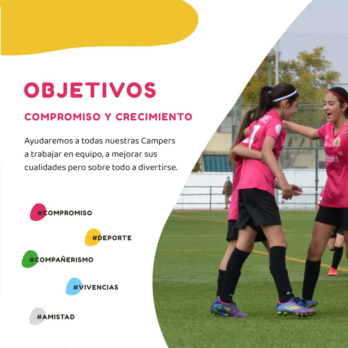 RamblaFemenino's tweet photo. CAMPUS FUTBOL FEMENINO
¡Todavía estás a tiempo para hacer tu reserva!
Recuerda 👇
📅 23 al 26 de junio
👧 Máx. 16 años
📍 La Rambla
🏠 Plazas para Estancia
Pídenos más información.
LO MEJOR ESTÁ POR LLEGAR 🤭
#CampusLRF #CampusFutFem #CampusLaRambla https://t.co/LNCVhDwnQS