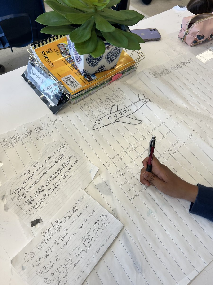 msmarinelli's tweet photo. KWL in flight #science  ✈️ #tcdsb #kwlchart #stem #steam @StGregoryCS https://t.co/t0hw455GNt