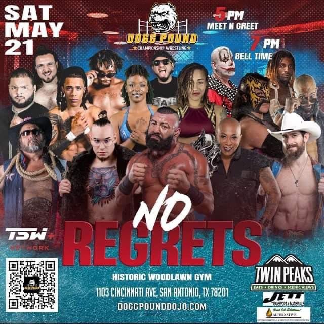 dpcwrestling's tweet image. May 21st, DPCW returns to #DaPitt &amp;amp; presents: “NO REGRETS”

See your favorite DPCW stars:
@RDoggRodneyMack
@TheYoungGun_CH 
Soda Pop Hendrix
Stewy
Black Widow
Hoss Holding

..&amp;amp; many more!
@ Historic Woodlawn Gym / #DaPitt 
SAT May 21st
Meet &amp;amp; Greet: 5pm
Bell Time: 7pm

#DP4L
