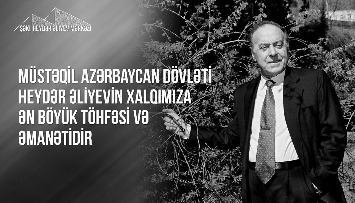 shekicenter's tweet photo. #Ümummillilider #HeydərƏliyev #HeydərƏliyev99 #Tarixişəxsiyyət https://t.co/Cgz6yi9nwy