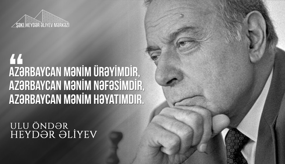 shekicenter's tweet photo. #Ümummillilider #HeydərƏliyev #HeydərƏliyev99  #Tarixişəxsiyyət https://t.co/ttuIgeQc95