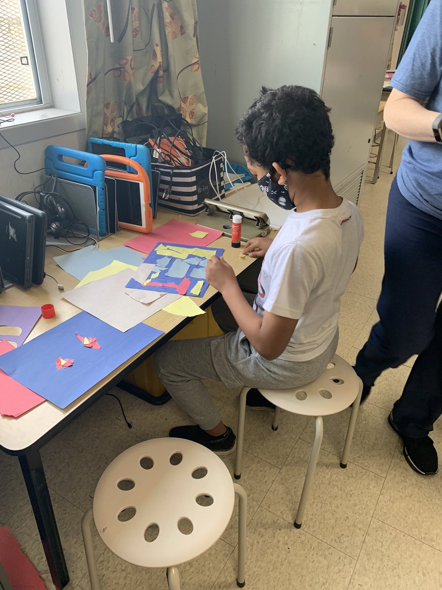 Collaborative art with our friends in Rise and Gains today. #inclusion <a href="/mdbennie/">MDBennie PS</a>