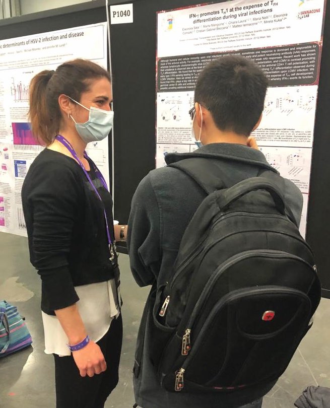 EleonoraSala12's tweet photo. Back to Italy! Full of happiness for my first time in the U.S.! #AAI2022 was an amazing experience, I had the chance to present my poster to many people and I learned a lot of new things from the best scientists!Thanks to my mentor @MirelaKuka for giving me this possibility 😊 https://t.co/4mLy4BAwBq