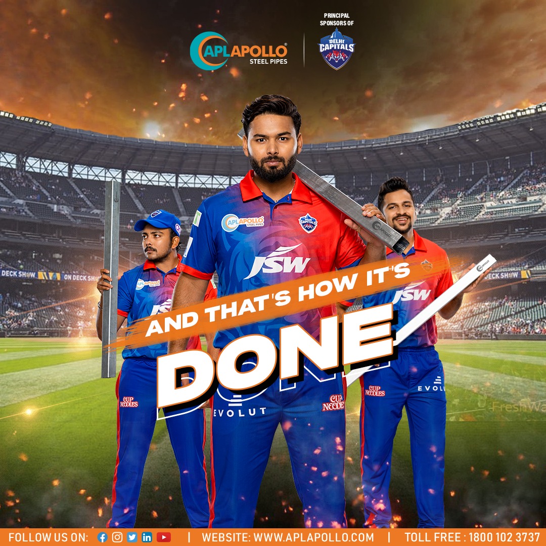 aplapollo_tubes's tweet photo. Another victory, another stupendous performance. We appreciate your love and support no matter the outcome!
#StayTuned for more #DelhiCapitals updates or visit https://t.co/fCD9J2mKSx for all your steel needs
#MenOfSteel #StrongerTogether #APLAPOLLOxDC #WeCraftSteel #APLApollo https://t.co/ZepxOTmtbI