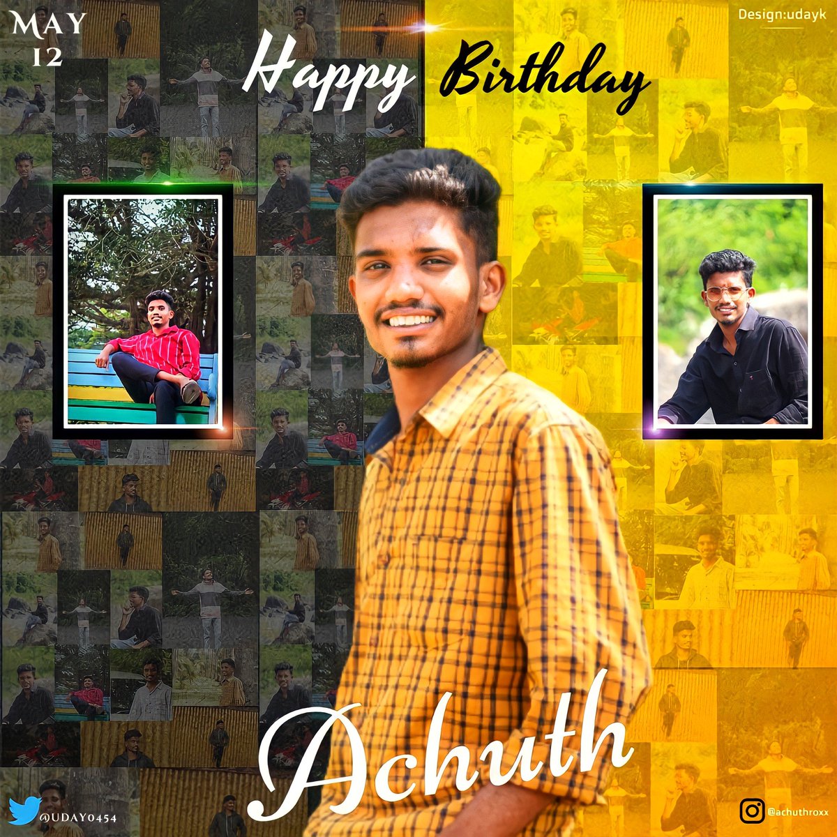 uday0454's tweet photo. Happy birthday macha 🤩💥.. 
#Bdayposter 
#bdayspecial 
#picsart #Remini #Pinterest #designevo v https://t.co/cLd195bOul