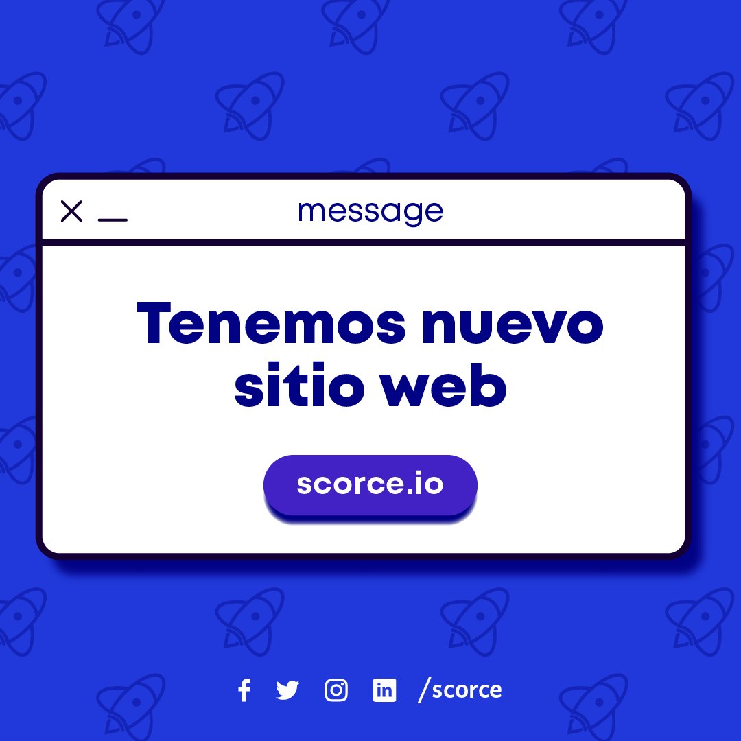 scorceio's tweet photo. 🔥 Anunciamos nuestro nuevo sitio web, una renovación total que hace sentido con el increíble momento que estamos viviendo.
😏 Ojalá puedan echarle un ojo y decirnos que opinan: https://t.co/lcaU9kdWDt

#APISTHATMATTER #GOLATAM 🚀🚀 https://t.co/TTHBKfW2nh