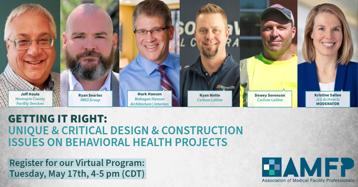 AMFP_Midwest's tweet photo. Last chance to register for AMFP Upper Midwest May 17th panel discussion on behavioral health! Panelists: Jeffrey Houle, Ryan Searles, Mark L. Hansen, Ryan Welte, and Dewey Sorenson.
Moderator: Kristine Sallee
https://t.co/heEY0LBG8C
#AMFP, #AMFPUppermidwest, #behavioralhealth https://t.co/HWztRTNldr