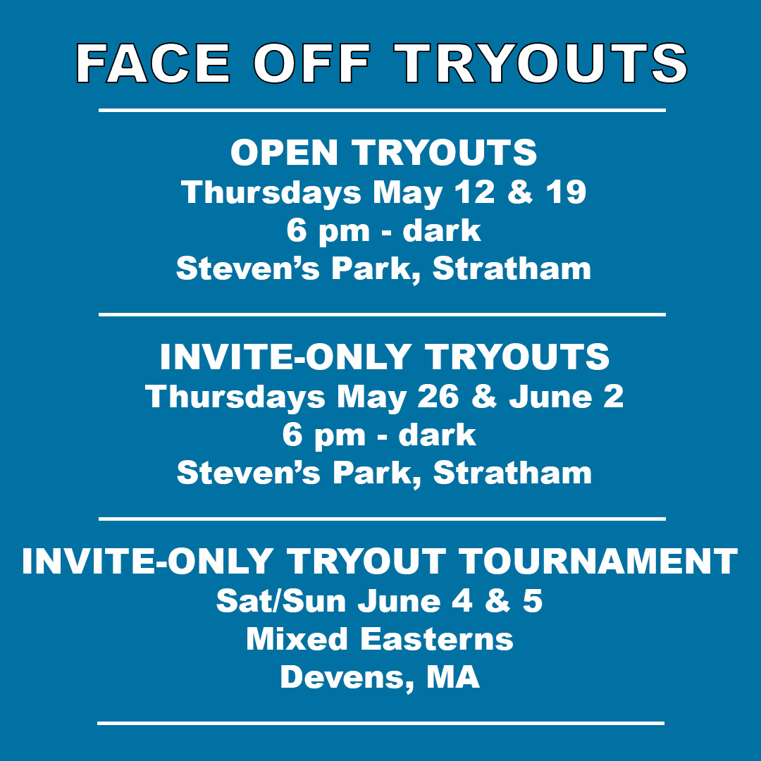 FaceOffUltimate's tweet image. Interested in playing with Face Off this year? Tryout season is here!

Fill out our interest form: docs.google.com/forms/d/e/1FAI…

See you on the field!

#seacoastnh #seacoastultimate #ultimatefrisbee #nhultimate