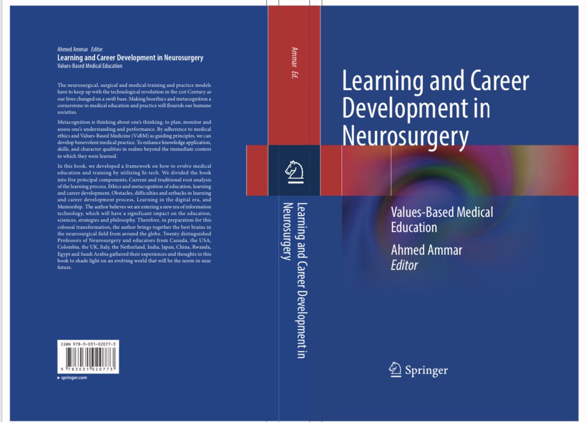 AhmedAm16912744's tweet photo. My new book will be published by Springer in the coming few weeks. The book contains 35 chapters and discussing in depth the  modern and future education and training . There are great authors , full Professors and outstanding educators from 20 different countries! https://t.co/qbolIJwlRg