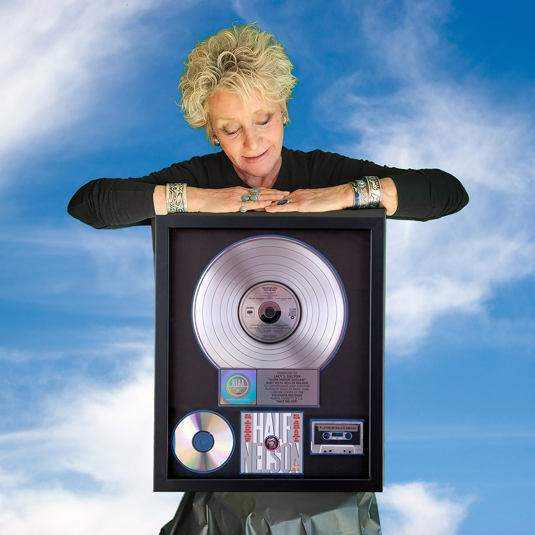 I am proud and honored to receive this Platinum Award for my Duet with #WillieNelson as the only woman on his #HalfNelson album