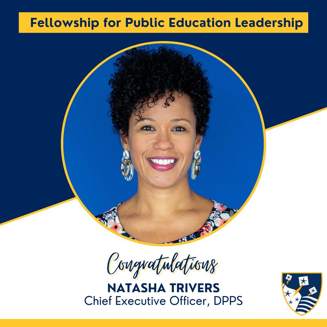 DemocracyPrep's tweet photo. We are so incredibly excited and proud to share that @NatashaTrivers, #CEO of #DPPS, has been selected for the 2022-23 cohort of the Fellowship for Public Education Leadership at @BroadCenter🙌
#BroadFellows #DemocracyPrep #leadership #education #WorkatDP #ChangetheWorld https://t.co/srStV65kwx