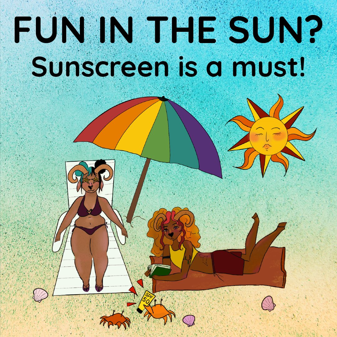 Sunscreen helps Rams of all colors! It protects your skin from radiation and helps you avoid sunburn. Remember: best practice is to use 30+ SPF and reapply every 2 hours. Searching for the perfect outdoor activity? Check out ow.ly/kuR450J5Bo8. 

#vcu #wellness #oap