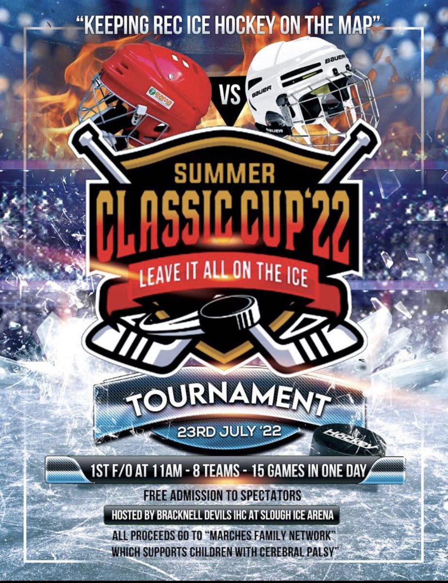 DevilsBracknell's tweet photo. We can’t wait to welcome all these amazing rec teams to our summer tournament. #Tournament #IceHockey #hockey https://t.co/bihSLtP36w