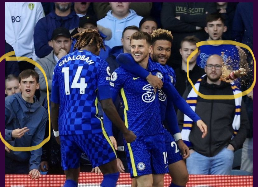 Eugene_De_Wee's tweet photo. @FPLMate These fans are also happy Mount scored https://t.co/Lpl5U6OZ53