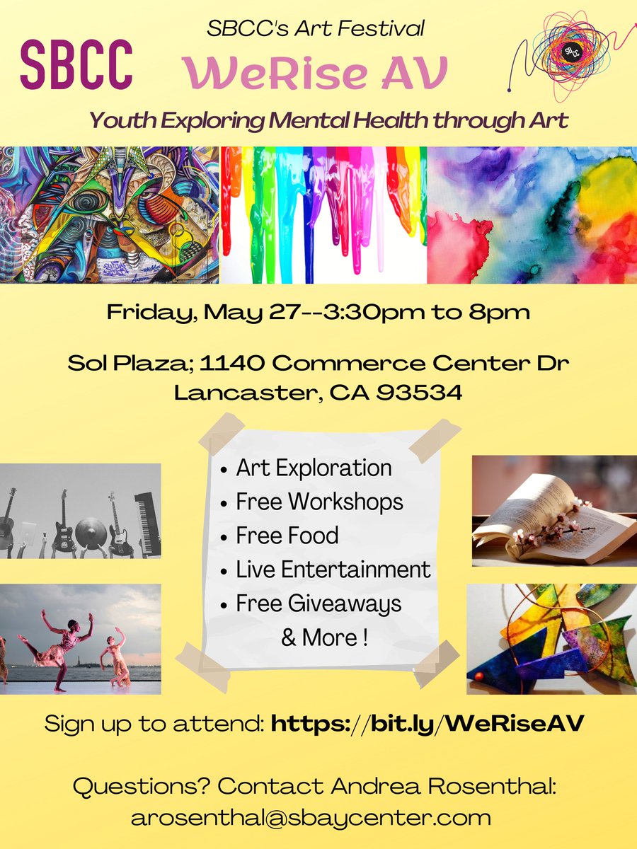 Happening now in @cityoflancaster in partnership with @SBCCThriveLA and @WhyWeRise! #MentalHealthMonth 