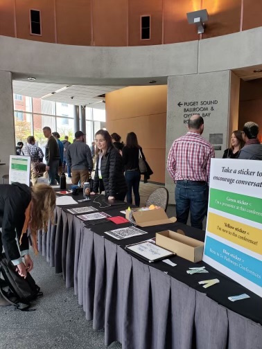 PathwaysCon's tweet photo. Thank you to all of those who attended last week's Pathways: Life Without Salmon? conference! These photos and more are available on the Whova app. Keep an eye out for more announcements in the coming weeks about future conferences. #pathways #pnwconference #salmon https://t.co/cLG2IovicM