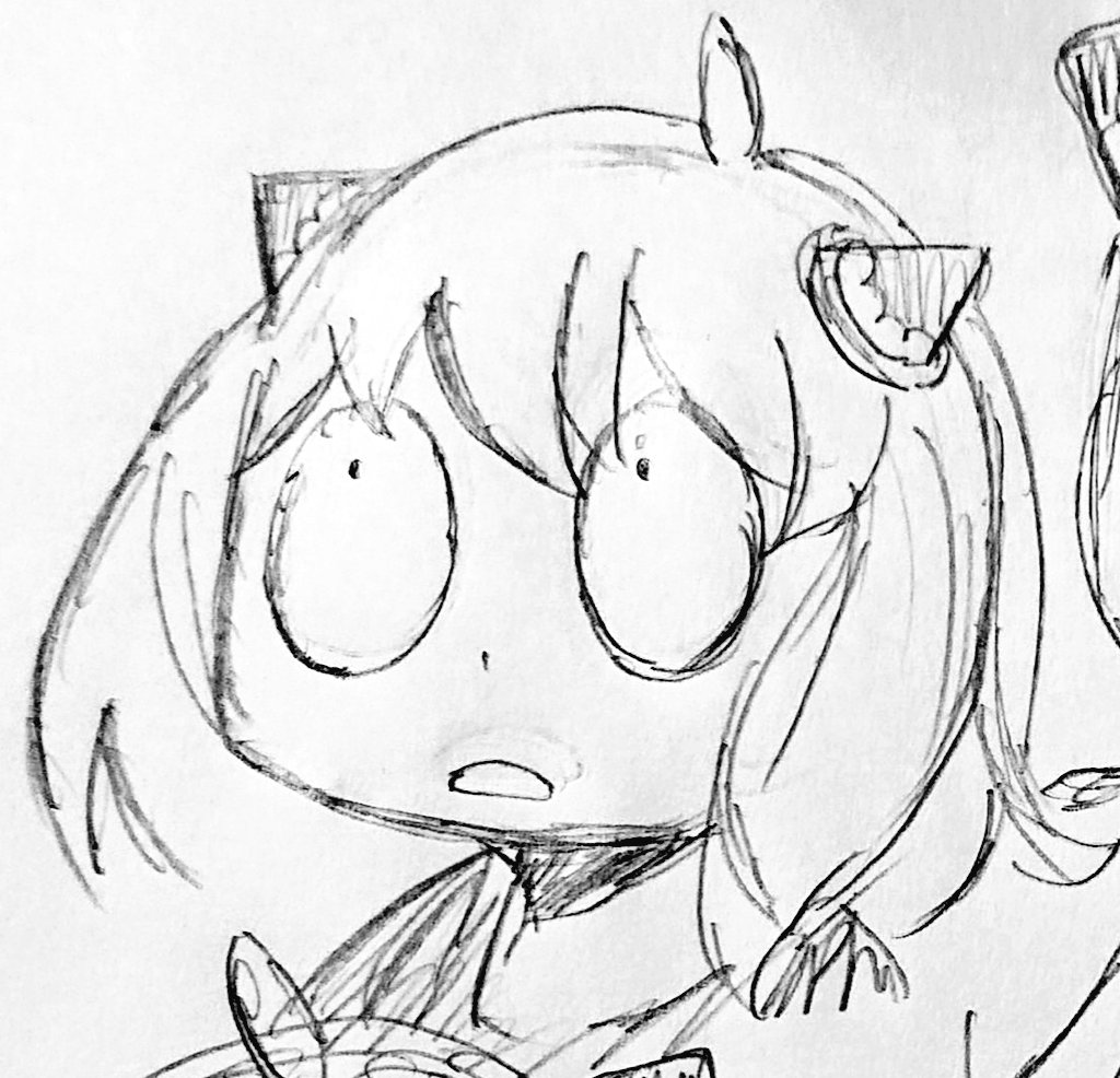 らくがき、あーにゃ 