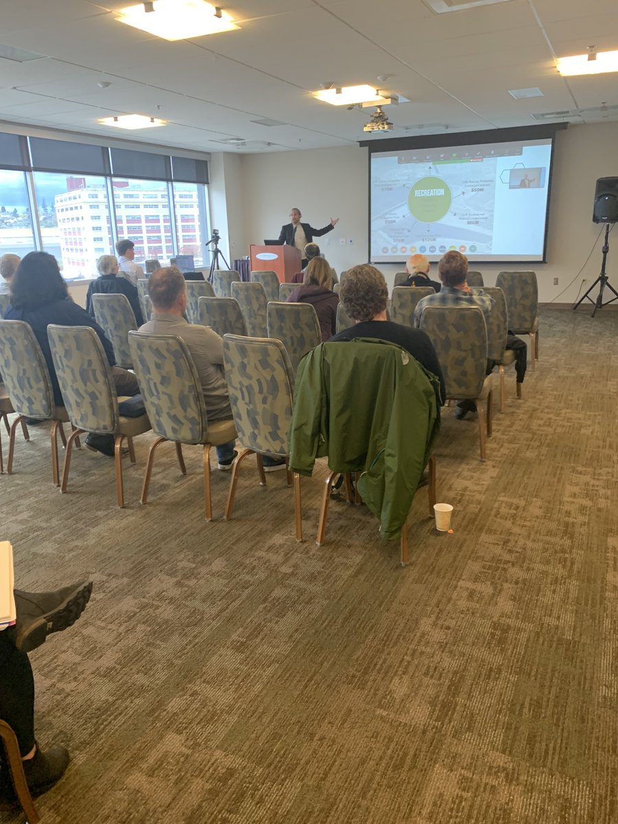 PathwaysCon's tweet photo. Thank you to all of those who attended last week's Pathways: Life Without Salmon? conference! These photos and more are available on the Whova app. Keep an eye out for more announcements in the coming weeks about future conferences. #pathways #pnwconference #salmon https://t.co/cLG2IovicM
