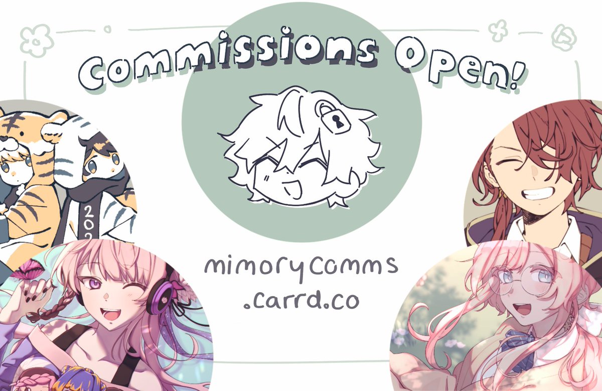 I'm finally opening commissions again! I'll probably keep the form open for a week or so depending on responses 

Info here: 
https://t.co/buenjvAZoF 