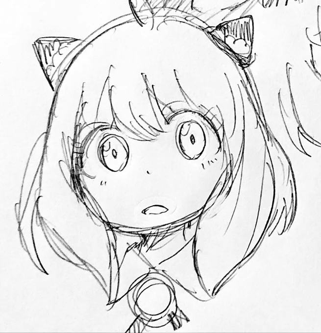 らくがき、あーにゃ 