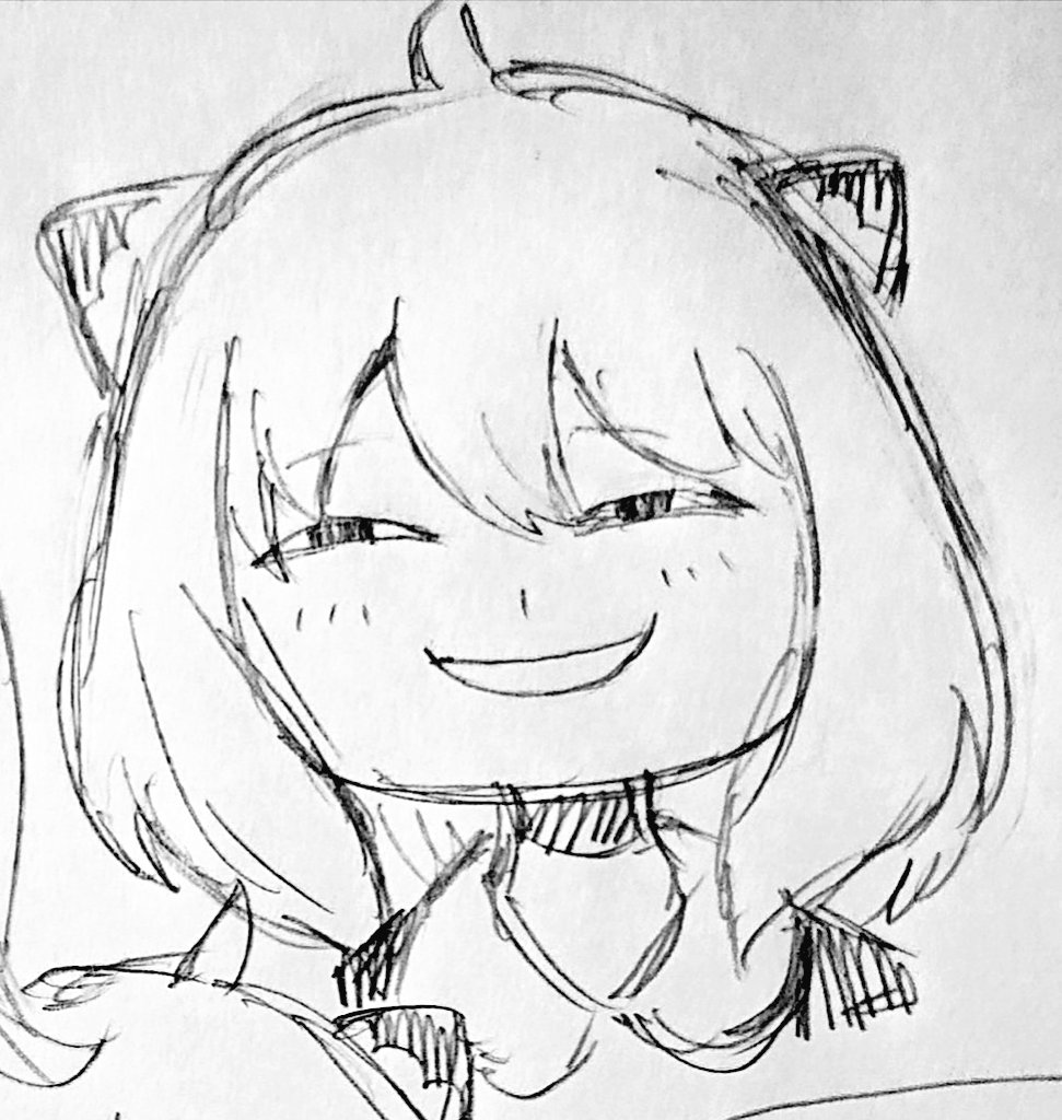 らくがき、あーにゃ 