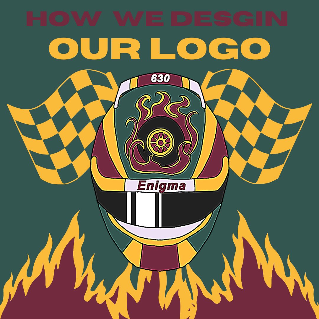 Enigma630f1's tweet photo. See how designed and created our logo for our team! #eisjumeirah #F1 #f1forschools #formula1 #yasmarinacircuit https://t.co/yQWj5SnVfC